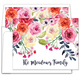 White Watercolor Roses Foldover Note Cards Image 1 of 3